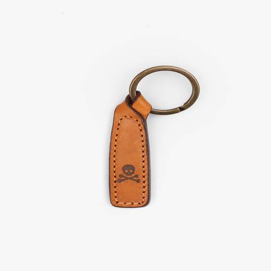 LLAVERO CALAVERA GRABADA